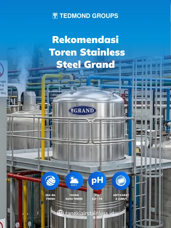 Rekomendasi Toren Stainless Steel Grand