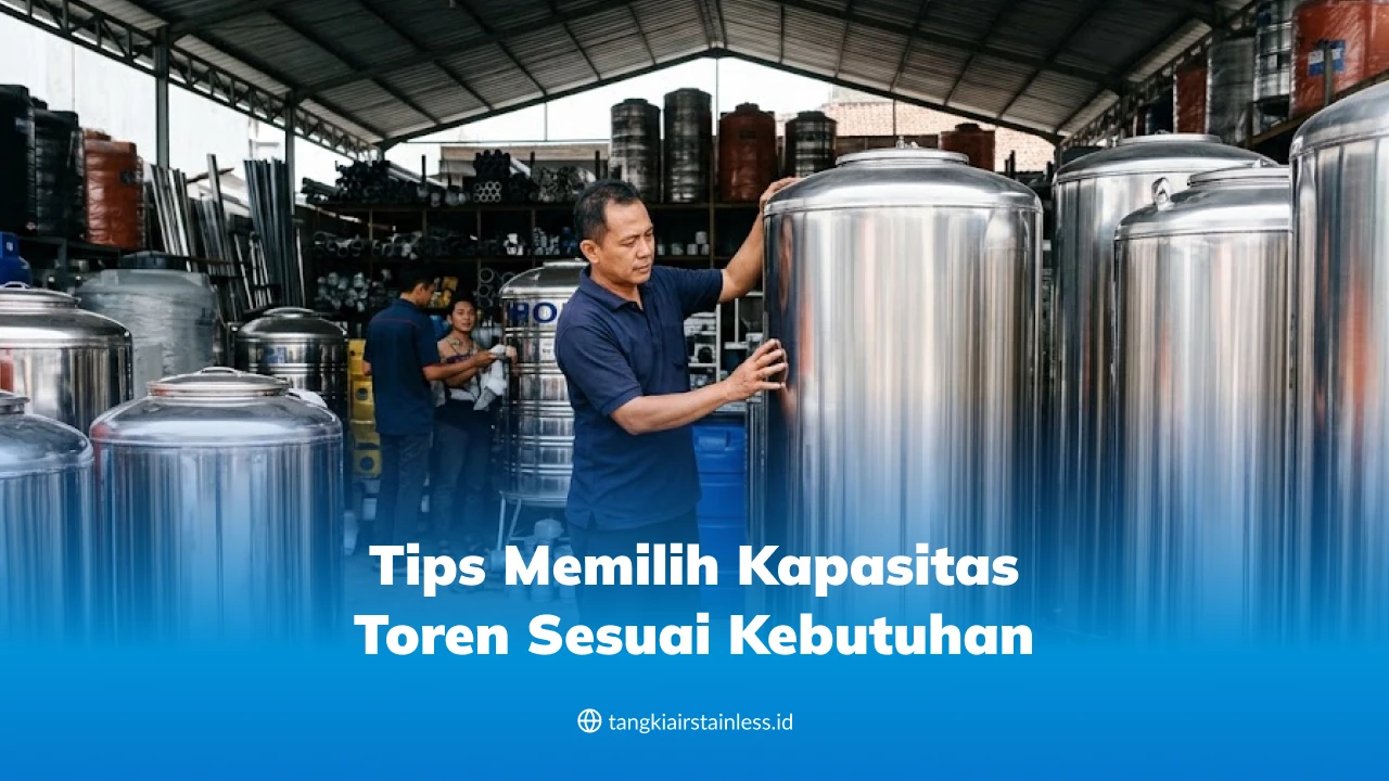 Tips Memilih Kapasitas Toren Sesuai Kebutuhan