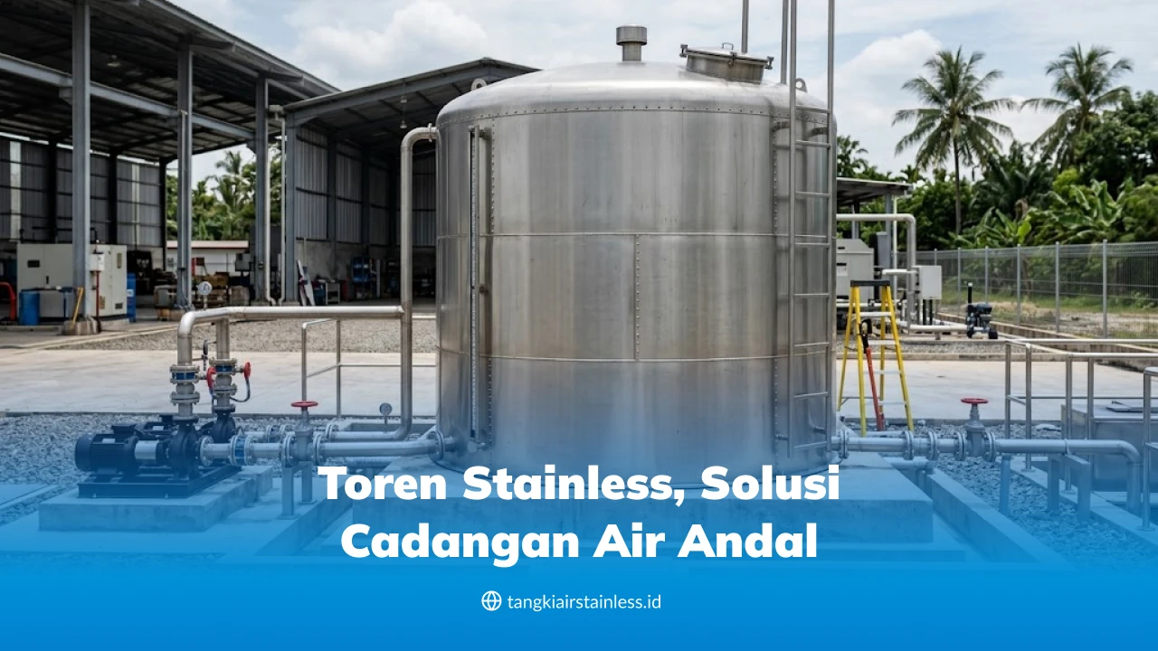  Toren Stainless, Solusi Cadangan Air Andal